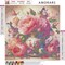 Flower Diamond Painting Kit for Adults, 5D Butterfly Diamond Art for Beginners - DIY Full Diamond Dot Gem Art Painting, Gifts,Suitable Home Wall Arts and Craft Paint Kits, 12x12Inch